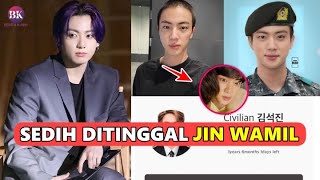 Download lagu BTS' Jungkook Is Sad To Be Left By Jin Wamil!! mp3
