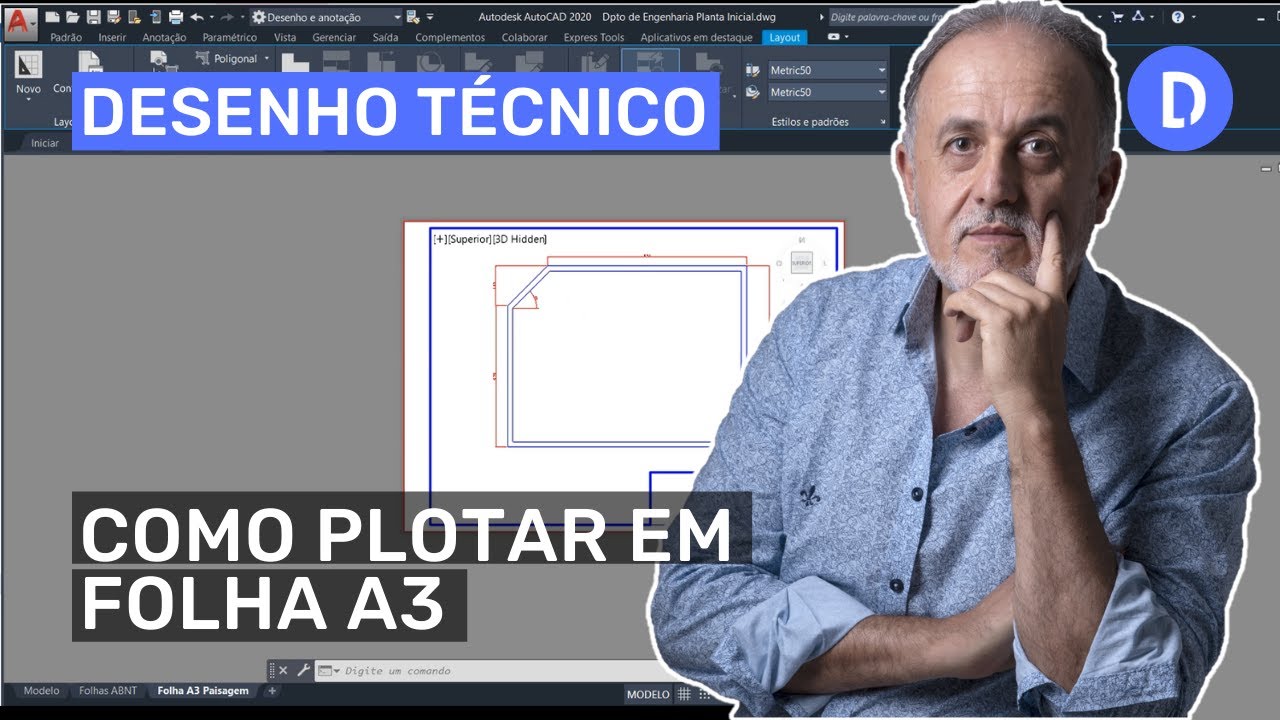 AutoCAD | Como Plotar em Folha A3