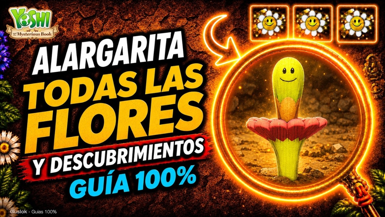 Alargarita Todos los Coleccionables 100% | Yoshi and the Mysterious Book Alargarita Todos los Coleccionables 100% | Yoshi and the Mysterious Book