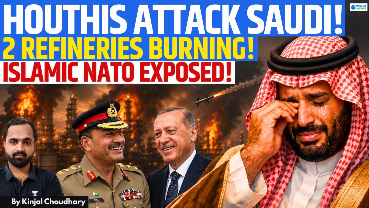 Houthis Attack Saudi! Jazan Refinery & Berry Gas Plant Hit! Pak-Turkey Makkah Pact Exposed! | Kinjal