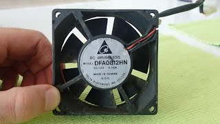 How to open and clean a PC fan