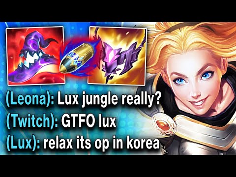 My team flamed me for picking Lux Jungle... so I carried them all (1200+ AP, 26 KILLS)