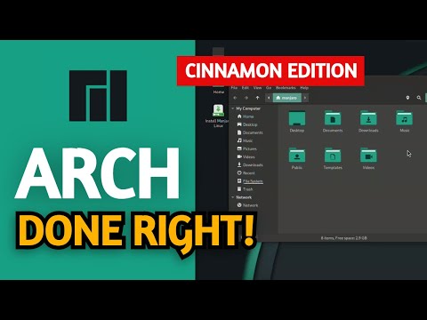 Arch Linux done Right ! Manjaro Linux Cinnamon Edition - Quick Look