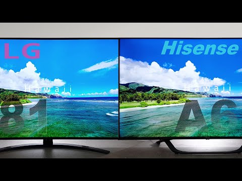 LG NANO81 VS  Hisense A6