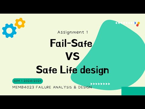 FAIL SAFE VS SAFE-LIFE DESIGN  (MEMB4023 FAILURE ANALYSIS & DESIGN ASSIGNMENT 1 )