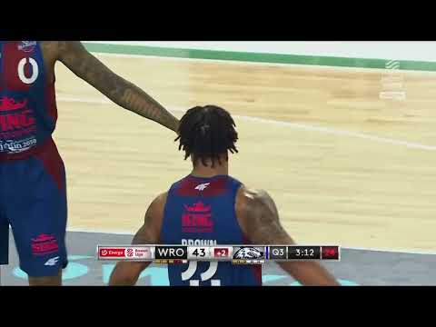 🔥 Przechwyt i wsad! Bryce Brown! #EnergaBasketLiga #PLKPL
