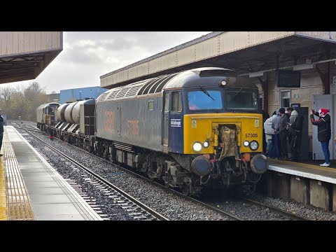 GBRf 57303 & 57305 Work the Last RHTT of 2025 at Warminster 06/12/25