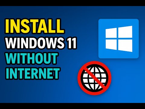 How to Install Windows 11 Without Internet | Offline Setup (Local Install) | 2025