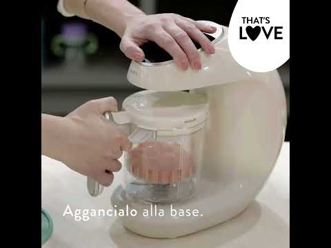 Robot da Cucina Cuocipappa Neonato con Funzionalità 5 in 1 Colore Antracite  - That's Love - Prénatal