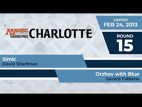 GPCHAR: Round 15 - David Sharfman vs Gerard Fabiano | Limited