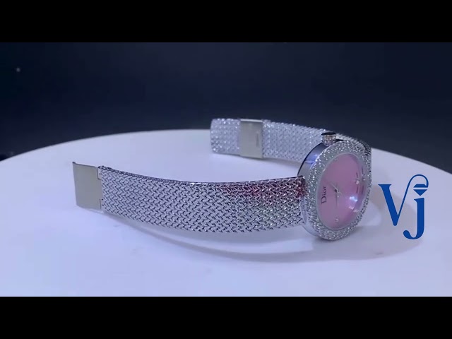 ساعة la D ستيل من ديور - كافة الالوان - 25mm