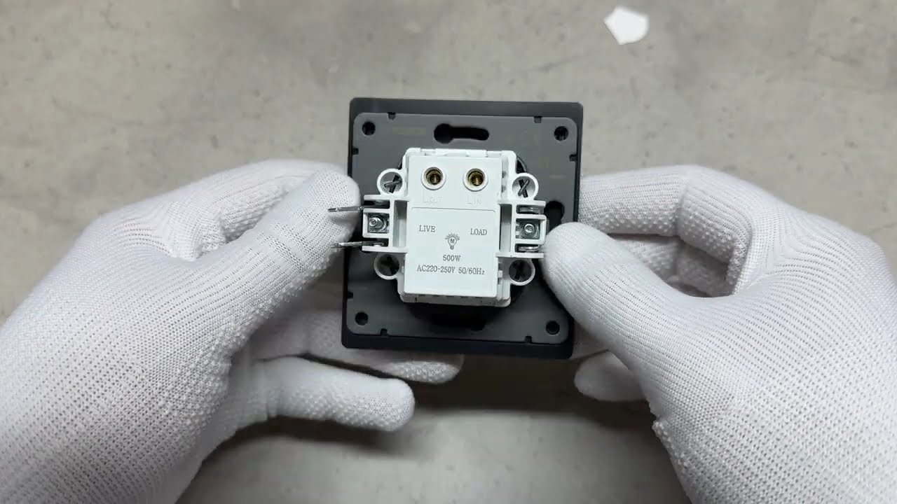 Димер 600W вугільно-чорний VIDEX NOTA (VF-NT-DM600-BL)