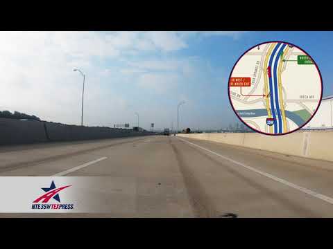 NTE 35W TEXpress Lanes | I-30 West SH-121 North Exit