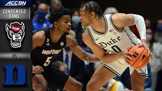 NC State vs. Duke Condensed Game | 2021-22 ACC Men’s Basketball