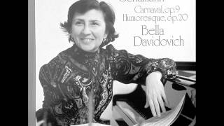 BELLA DAVIDOVICH plays SCHUMANN Carnaval op.9 COMPLETE (1978)