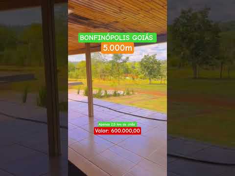 Chácara em Bonfinópolis Goiás, 5.000m | whatsapp 62 99373-6407