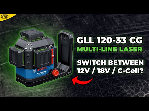Bosch's BRAND NEW Multi Line Laser: GLL 18V-120-33 CG