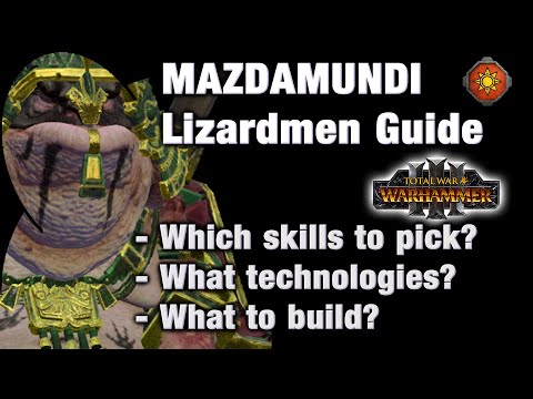 LIZARDMEN Guide - Skills, Technologies, Buildings - Total war: Warhammer 3