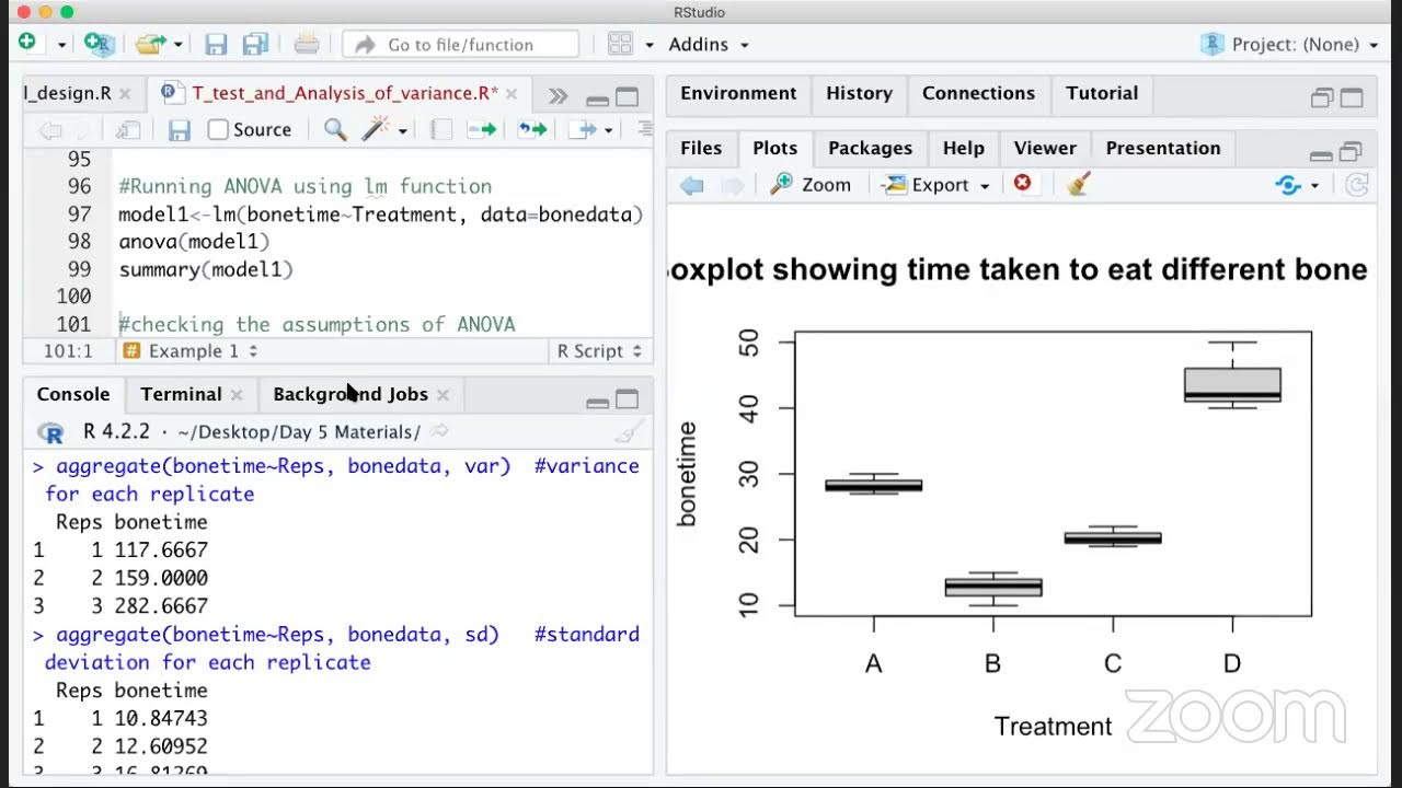 Advanced Statistics and Experimental design Day 1