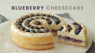 블루베리 치즈케이크 만들기 : Blueberry Cheesecake Recipe : ブルーベリーチーズケーキ | Cooking tree