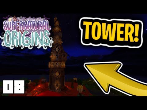 Cast Central - VISITING THE WITCH'S TOWER (Minecraft Supernatural Origins Roleplay)