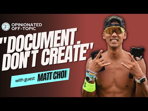 Running Community, Branded Athlete & Content Creation | Matt Choi | Opinionated Off-Topic Ep. 76