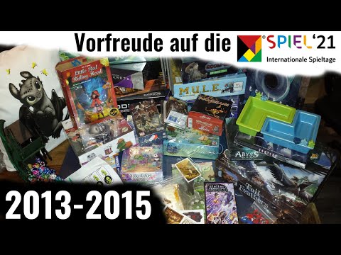 Vorfreude auf die Essen SPIEL21: Rückblick auf die SPIEL13-15/ Was bleibt übrig nach etlichen Jahren