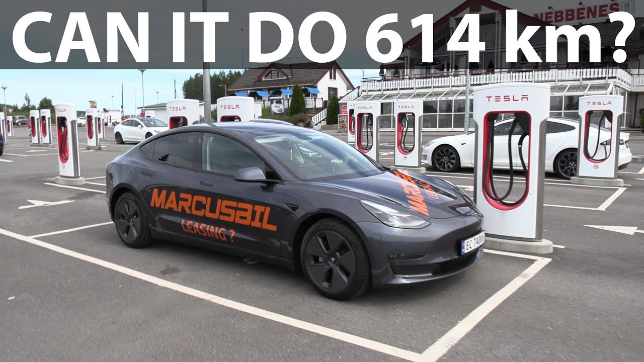 Tesla Model 3 Long Range 82 kWh range test