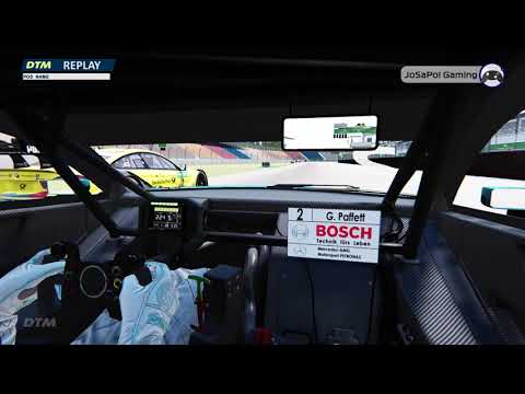[AC] Paffett vs Glock onboard - DTM Race 2 at Hockenheim