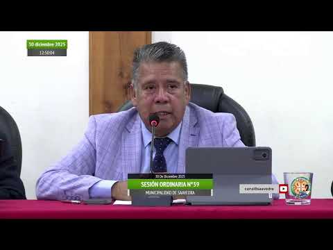 Sesión Ordinaria Nº39 del Honorable Concejo Municipal Martes 30.12.2025
