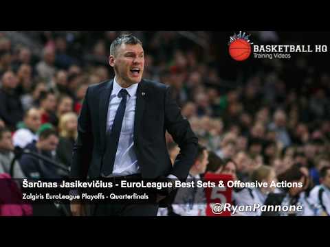 Šarūnas Jasikevičius Best Sets & Plays Zalgiris 2019 Euroleague Quarterfinals