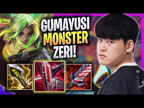 GUMAYUSI IS A MONSTER WITH ZERI! - T1 Gumayusi Plays Zeri ADC vs Kai'sa! | Season 2023