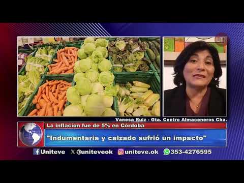 La inflación fue de 5% en Córdoba