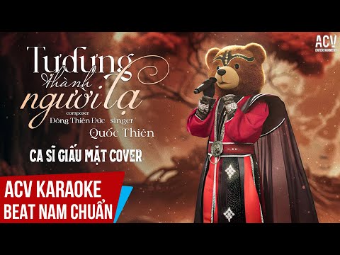 KARAOKE | Tự Dưng Thành Người Lạ - Quốc Thiên | Ca Sĩ Giấu Mặt Cover  | Beat Tone Nam Chuẩn