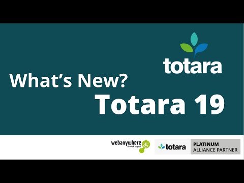 Totara 19 Overview