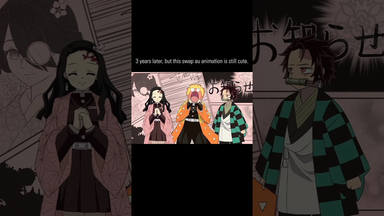 Zenitsu is still the same in any swap au🤣/Swap au part one/ @hanayosora #demonslayer #swapau