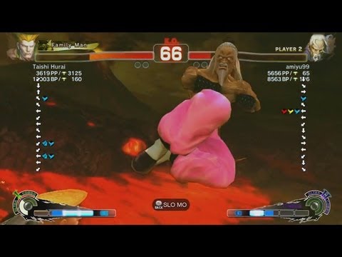 Taishi Hurai (Guile) vs. Amiyu (Gen) - SSFIV AE 2012 Match