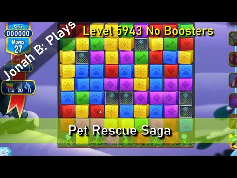 Pet Rescue Saga Level 5943 No Boosters
