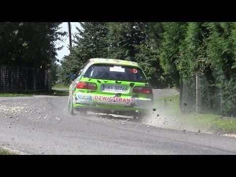 1 Rajd Oświęcimski 2014 - Damian Kostka Krzysztof Janik Honda Civic by OesRecords