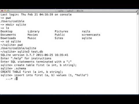 comment installer sqlite