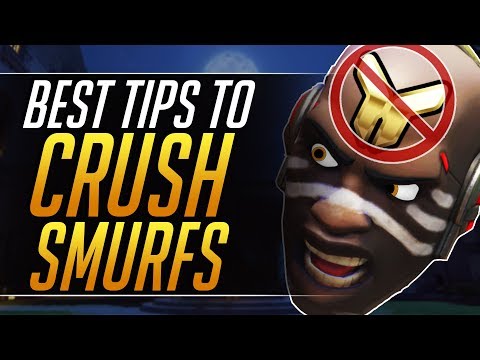5 Tips to DESTROY SMURFS and CARRY Ranked - Best Tricks to COUNTER a Smurf | Overwatch Pro Guide