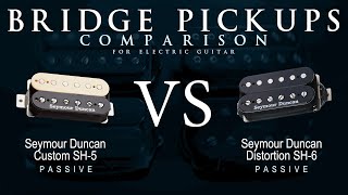 Video thumbnail for Seymour Duncan CUSTOM SH-5 vs DISTORTION SH-6 - Bridge Guitar Pickup Comparison Tone Demo by Mike Stamper