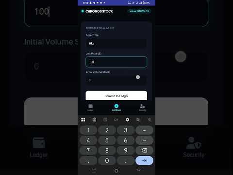 Chronos Stock: Bookkeeping OS video thumbnail