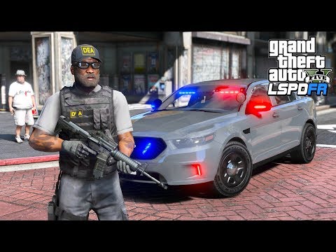 GTA 5 Mods - Lady TASES a DEA Agent!! (LSPDFR Gameplay)