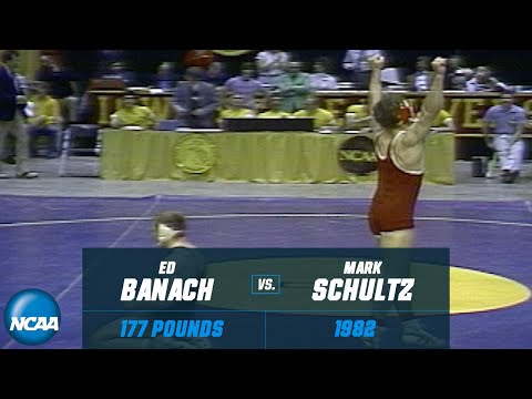 Ed Banach vs. Mark Schultz: FULL 1982 NCAA title match at 177 pounds