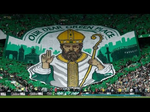 Celtic Fans vs Rangers (3-0) Green Brigade Display | Saint Mungo