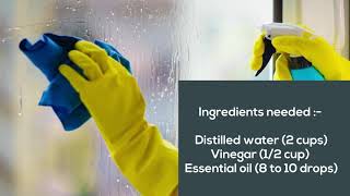 How to Make All Natural Window Cleaner