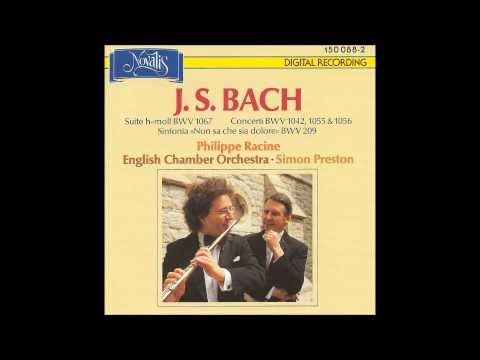 J  S  Bach - Philippe Racine - Suite No  2 in B minor for Flute and Orchestra BWV 1067
