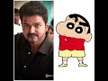 Vijay vs shinchan ||comment your favorite||⟭⟬||💜💜💜||#shorts #vijay #shinchan