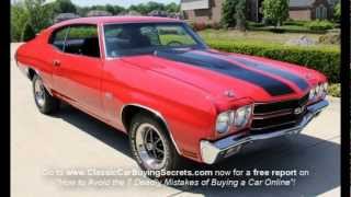 1970 Chevy Chevelle Classic Muscle Car for Sale in MI Vanguard Motor Sales